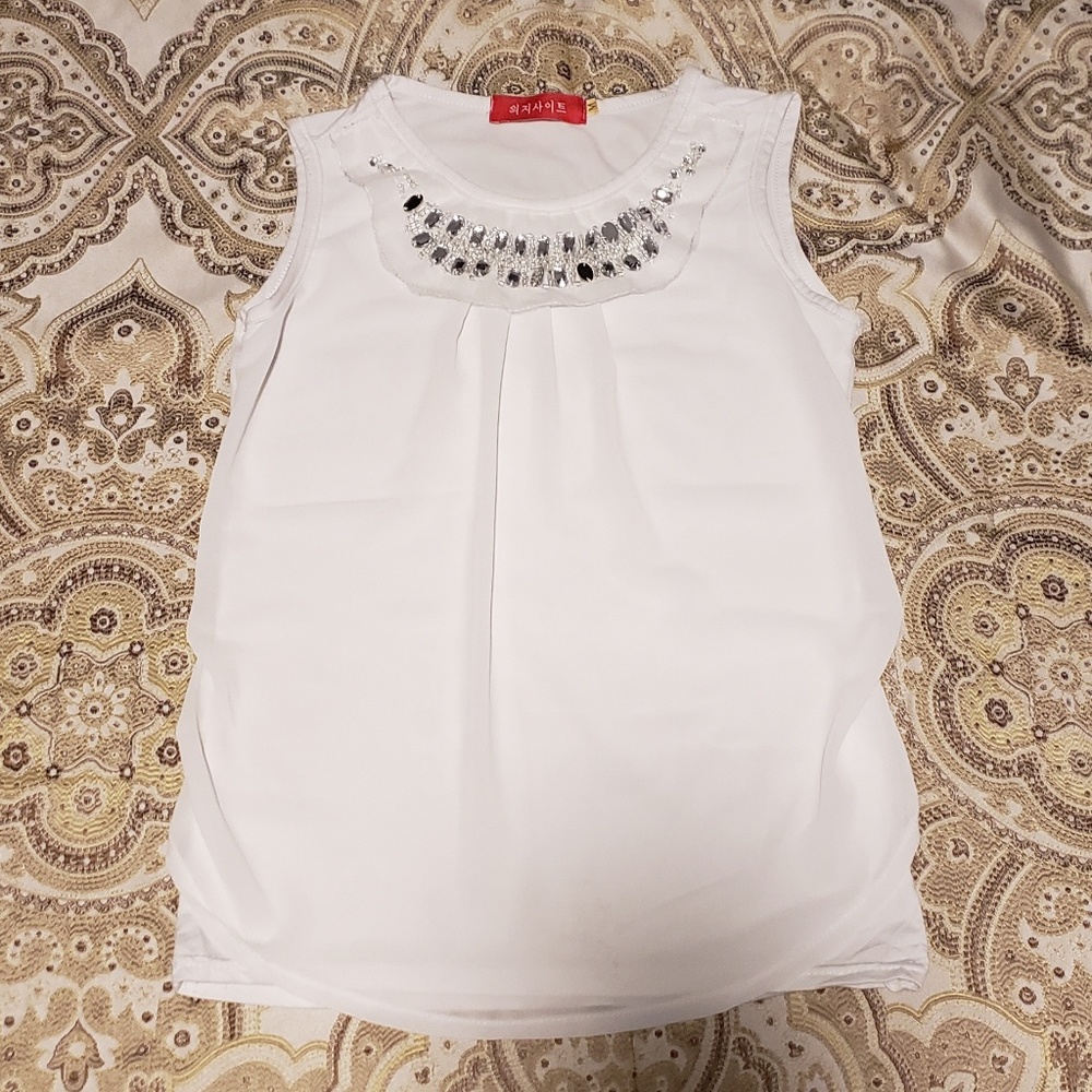 Fitted White Blouse